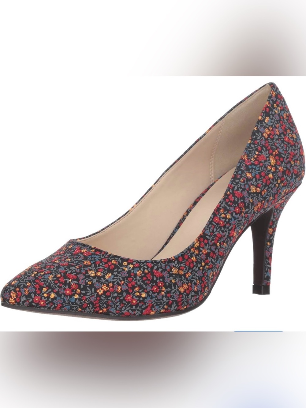 Cole Haan Julianna Metallic Floral Pump Women’s Heels 7 B Shoes Like New